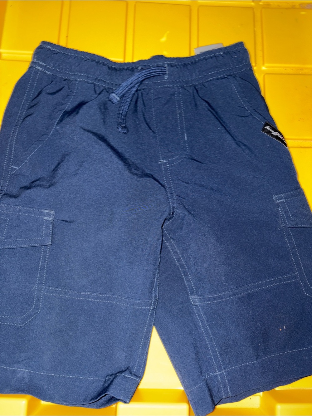 Kids Navy Cargo Shorts - Buffalo